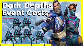 How much do all 40 Dark Depth Event skins cost