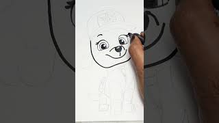 Paw Patrol ~ Skye drawing #shorts #shortsfeed #pawpatrol #pawpatrolmightypups #skye