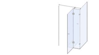 Стеклянная душевая перегородка, Тип 817 (1)(, 2015-08-03T07:56:38.000Z)