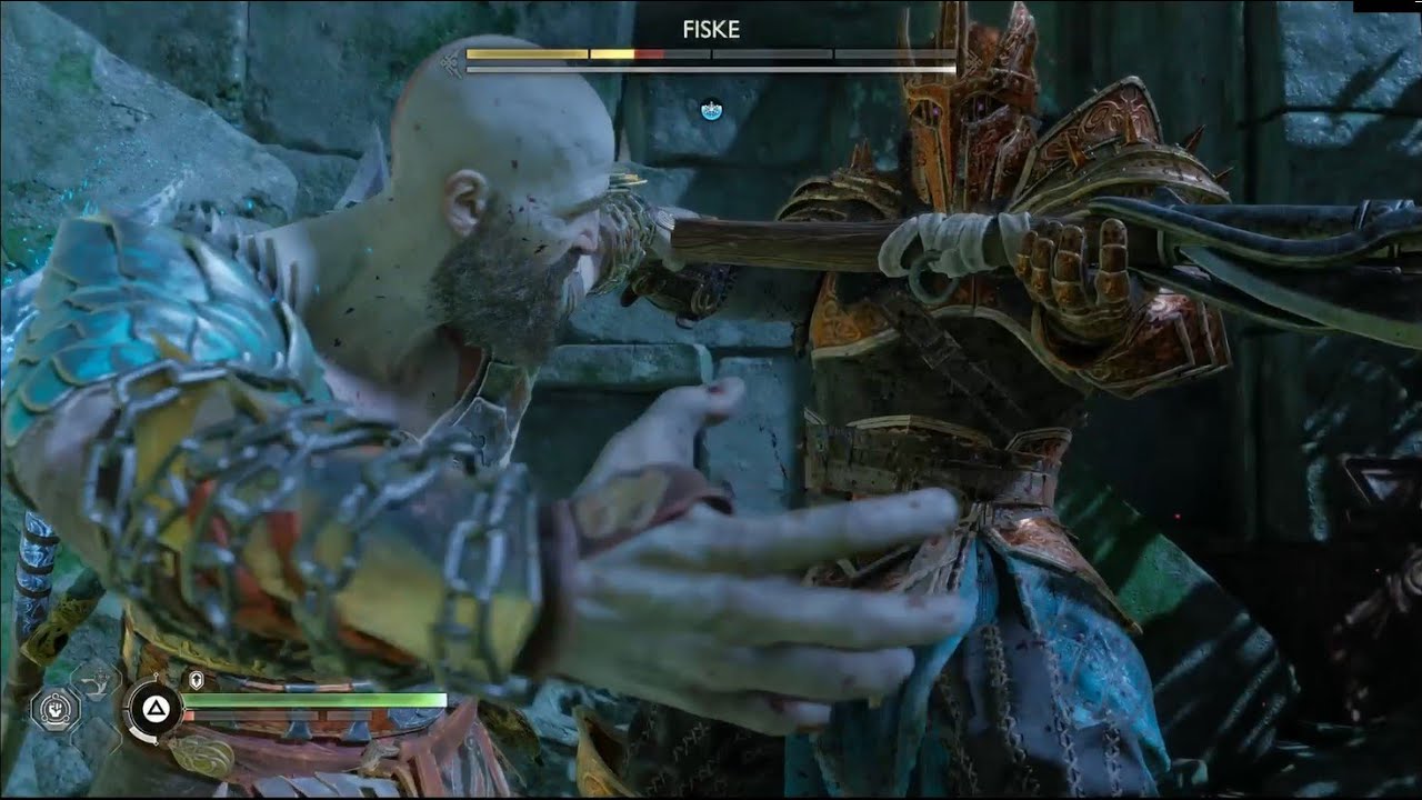 God of War Ragnarok - FISKE Boss Fight - NO DAMAGE TAKEN