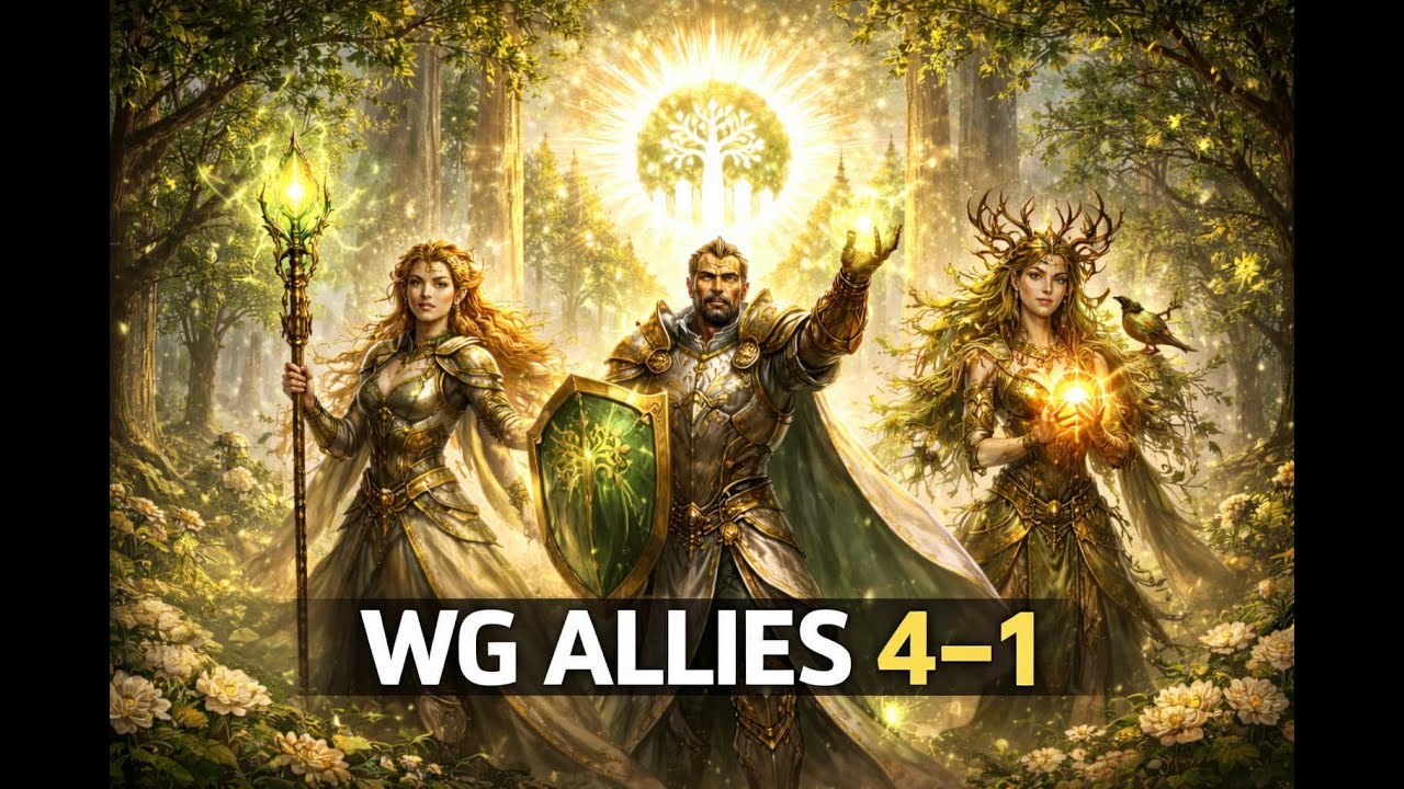 ⚪️🟢 White-Green Allies Premier Draft 4–1 | MTG Arena