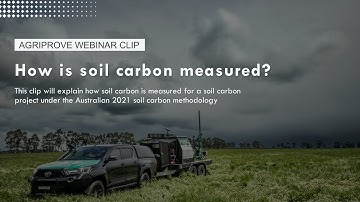 How is soil carbon measured?