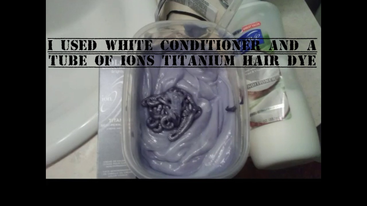 Diy Silver Grey Hair With Ion Youtube