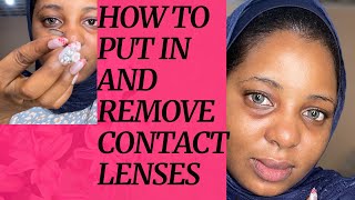 How to put in and remove contact lenses screenshot 4
