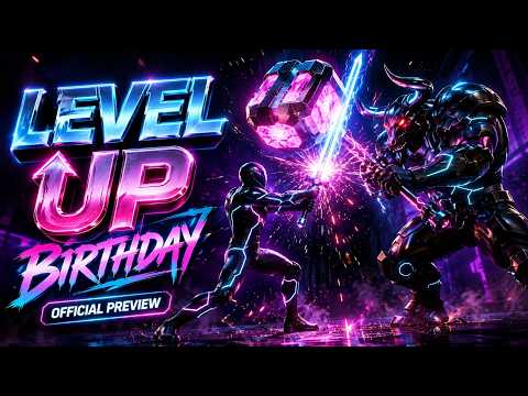 Happy Birthday Song Animation for Gamers - Level Up! Official Music Video Preview