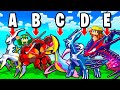 NON SBAGLIARE L' ALFABETO DEI POKEMON SU MINECRAFT!