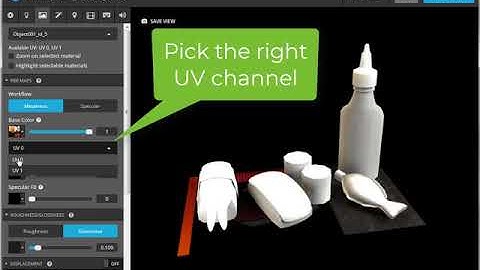 Sketchfab exporter tutorial, lightmap and colormap