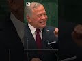 King Abdullah II: Israel is pushing Palestinians out of the West Bank