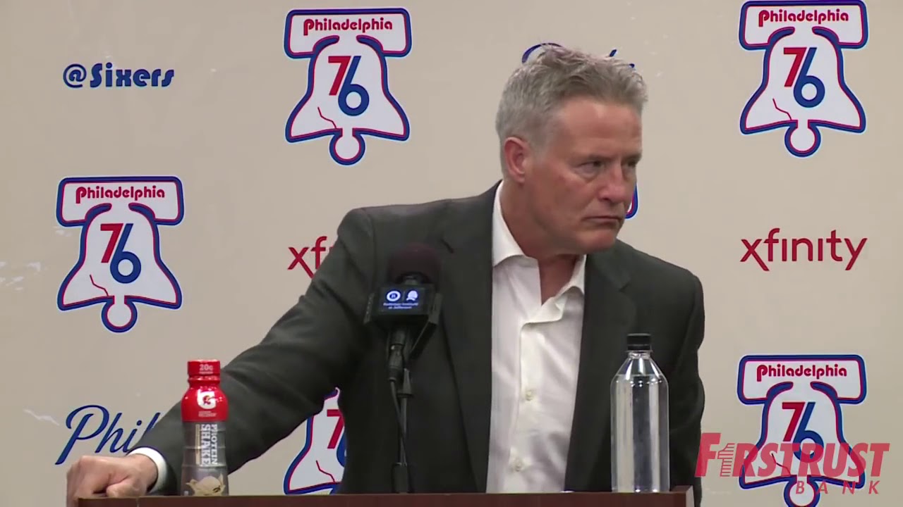 Brett Brown Postgame Interview / Sixers vs Mavericks