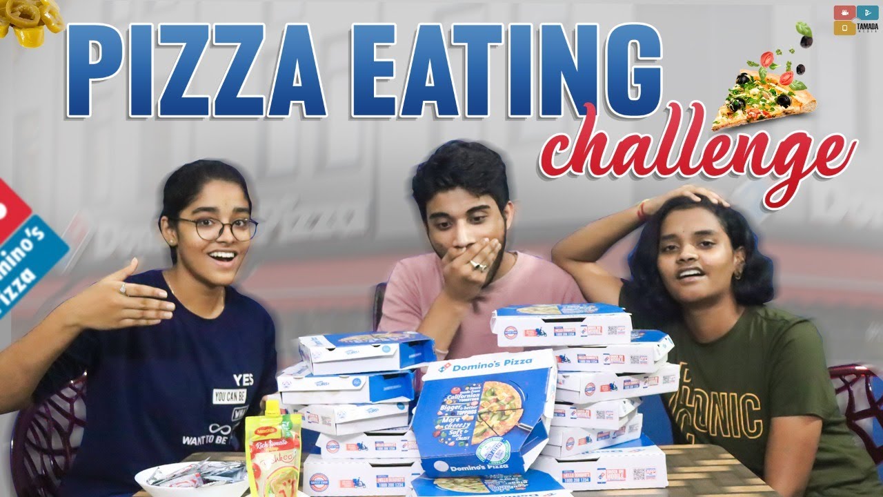 PIZZA EATING CHALLENGE | IN TELUGU | GR VLOGS