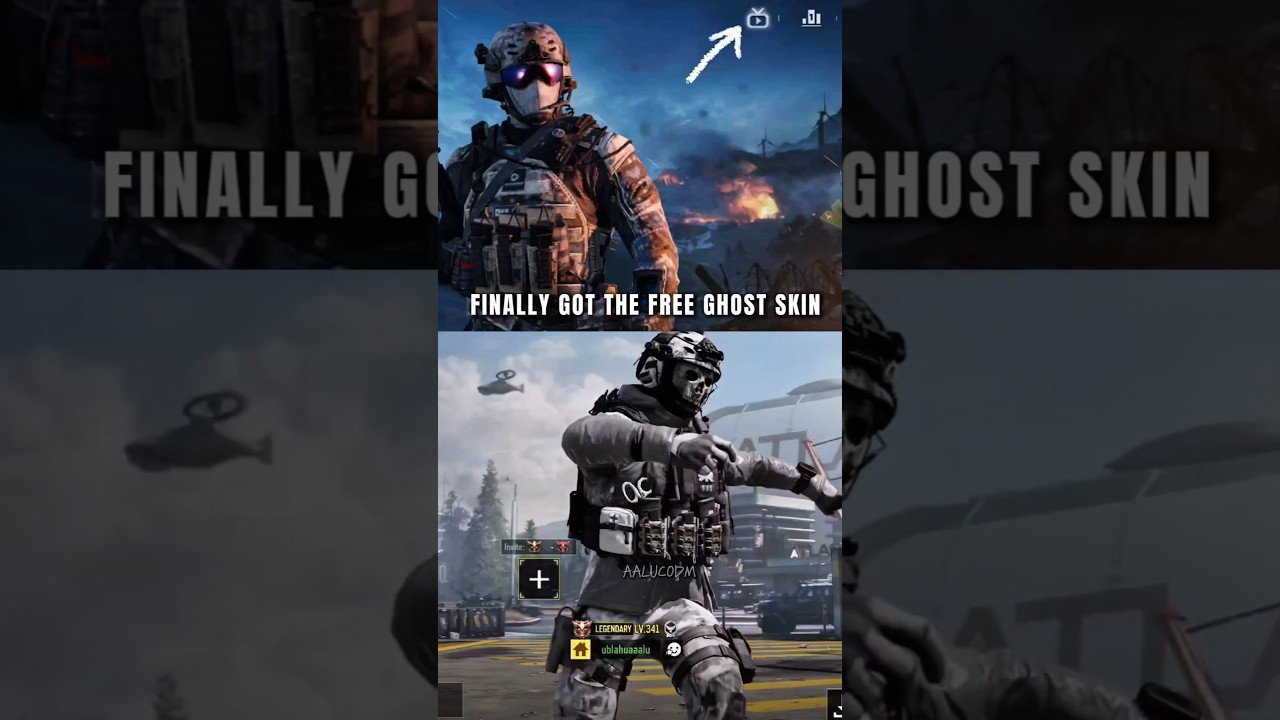 CODM GHOST FREE SKIN!!! - CODM - FREE SKIN 