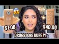 NEW $7 DRUGSTORE Foundation VS. $40 NARS Soft Matte Foundation (REVIEW + WEAR TEST) DRUGSTORE DUPE ?