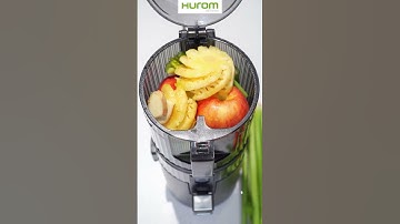 LÀM NƯỚC ÉP CÙNG MÁY ÉP CHẬM HUROM H410