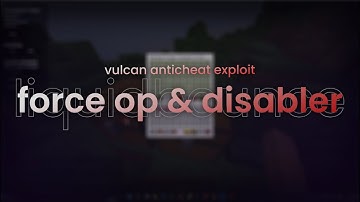 FORCE OP & DISABLER on Vulcan Servers! | LiquidBounce Nextgen