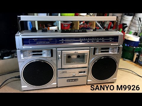 SANYO M9926 Boombox Cassette Deck Fix