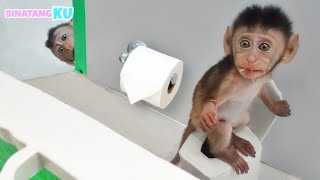 Pakaian Luby Monyet Lucu Ada yang Mencuri Saat di Toilet