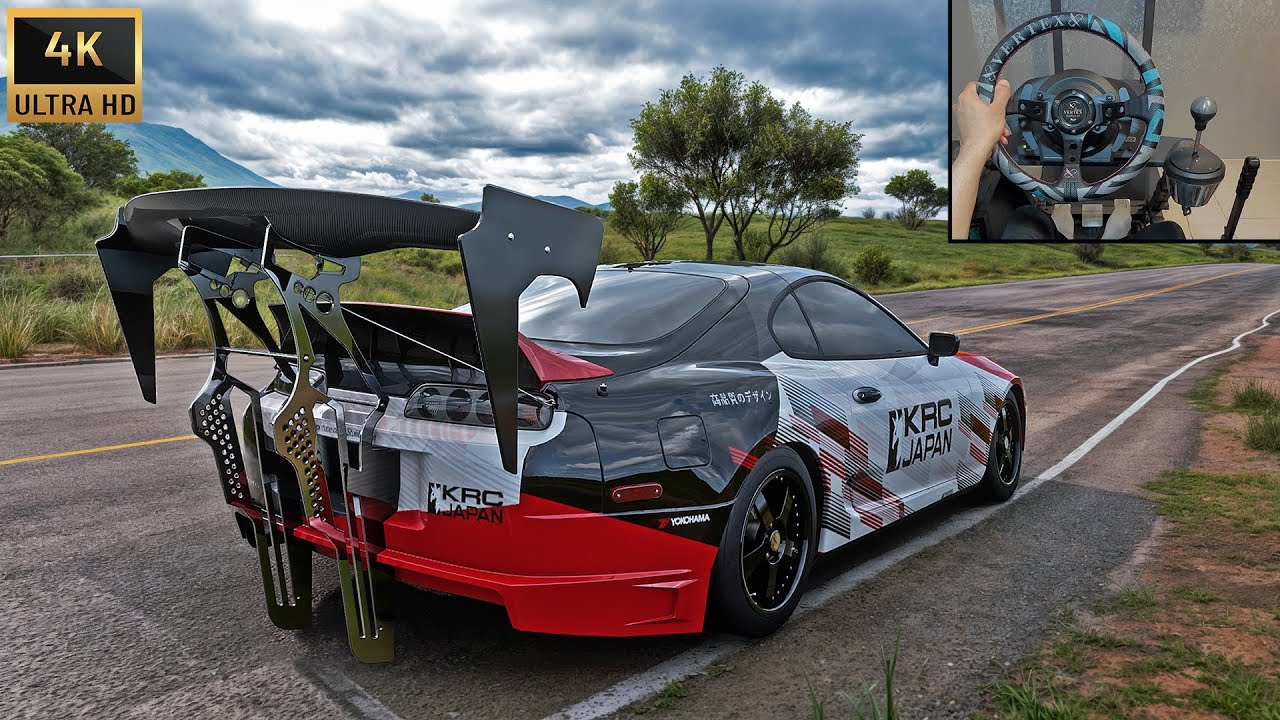 Driving in The 1600HP Toyota Supra KRC Japan in Forza Horizon 5