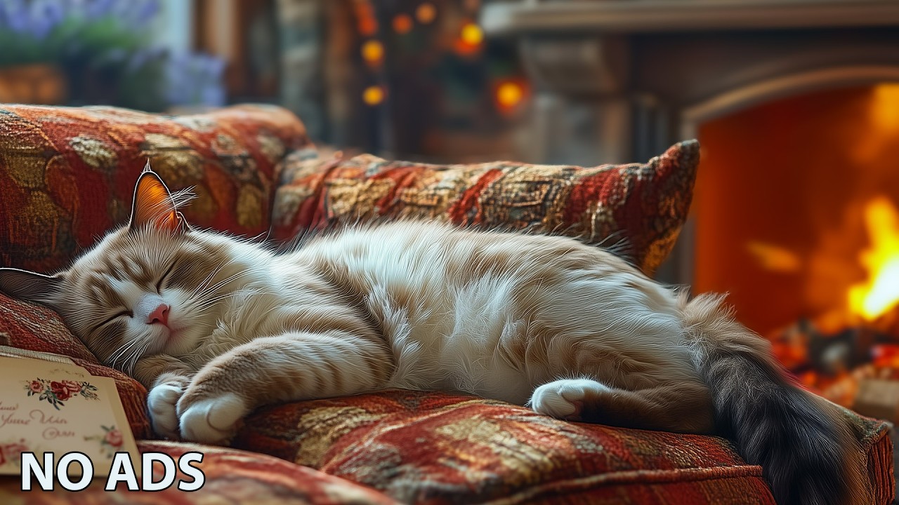 Healing Cat Melodies 🎶 Reduce Aggression & Nervous Behavior in Cats 🐾Cat Meditation Music 🎶No Ads