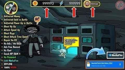 🔥 Haunted Dorm MOD MENU APK v1.8.1 (Unlimited Money, God Mode & No Ads)