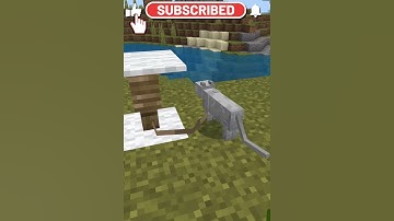 How To Make A Cat Tree In Minecraft! #shorts