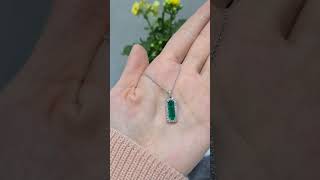 1.30 Ct Zümrüt Kolye X003152