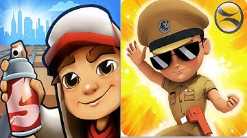 Subway Surfers vs Little Singham 🤯 New Update Gameplay | Ultimate Runner Challenge