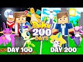 I SPENT 200 DAYS IN MINECRAFT PIXELMON! (Minecraft Pokemon Mod)