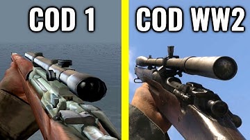 Call of Duty 1 vs COD WW2 - Weapon Comparison