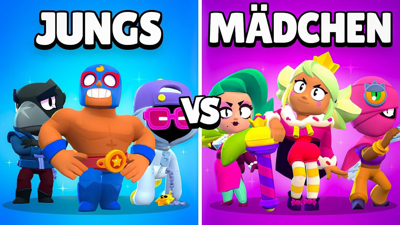 🎀MÄDCHEN vs JUNGS🙍‍♂️ in BRAWL STARS! (Wer ist besser?)