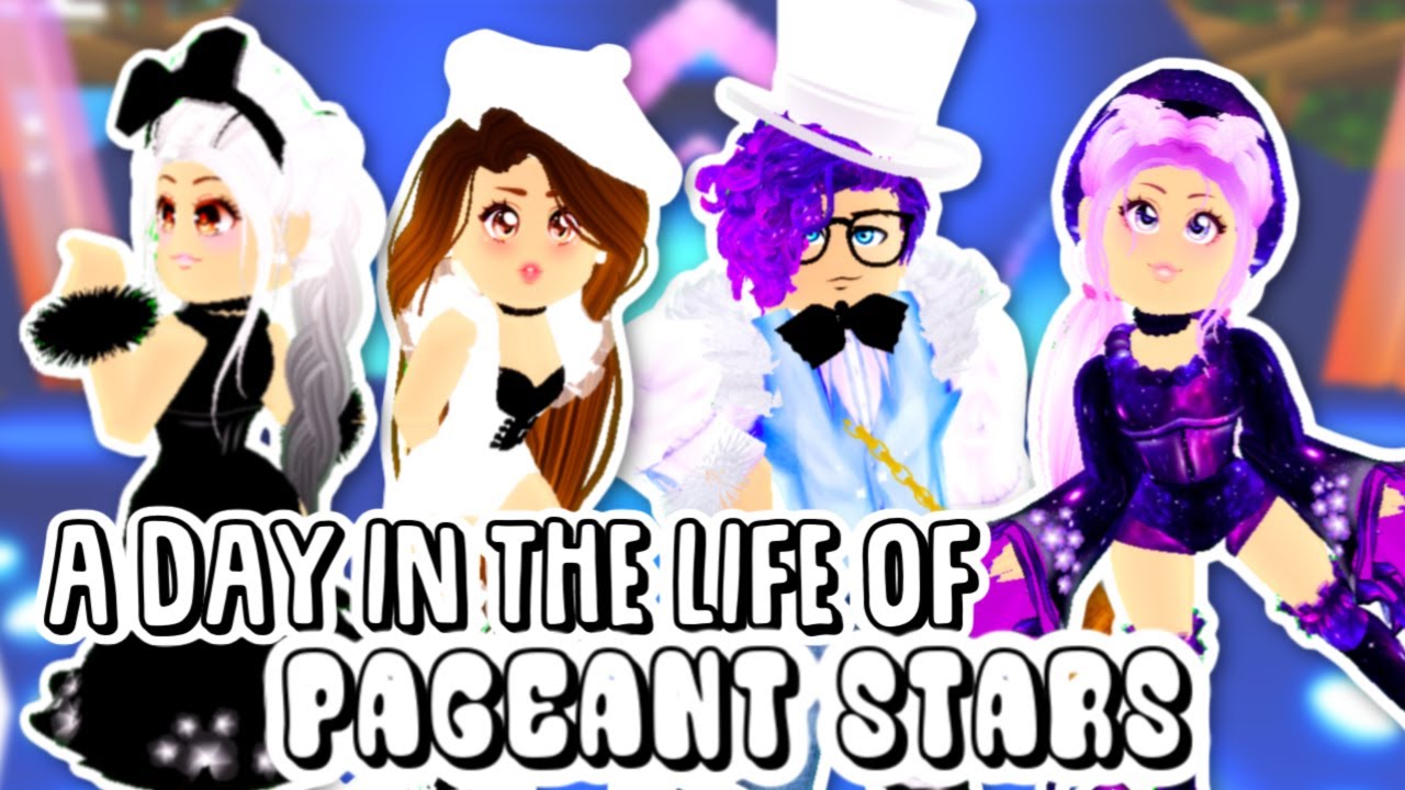 A Day In The Life Of Pageant Stars Roblox Royale High Roleplay Youtube