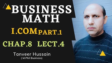 Business Mathematics I.Com Part-1Lecture_4|Simultaneous Equations |