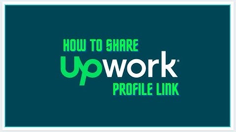 How to share UPWORK Profile link