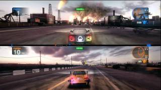 Blur - Splitscreen Race - Amboy