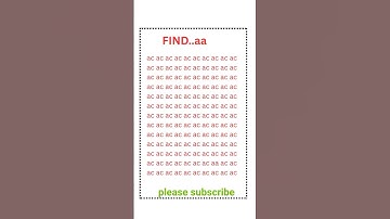 FIND OUT👁️aa👁️#IQtest#Eyetest#Math#Gk #BrainExercise#Puzzle#yt #Quiz#Learn#Reels#Views #Viral#Shorts