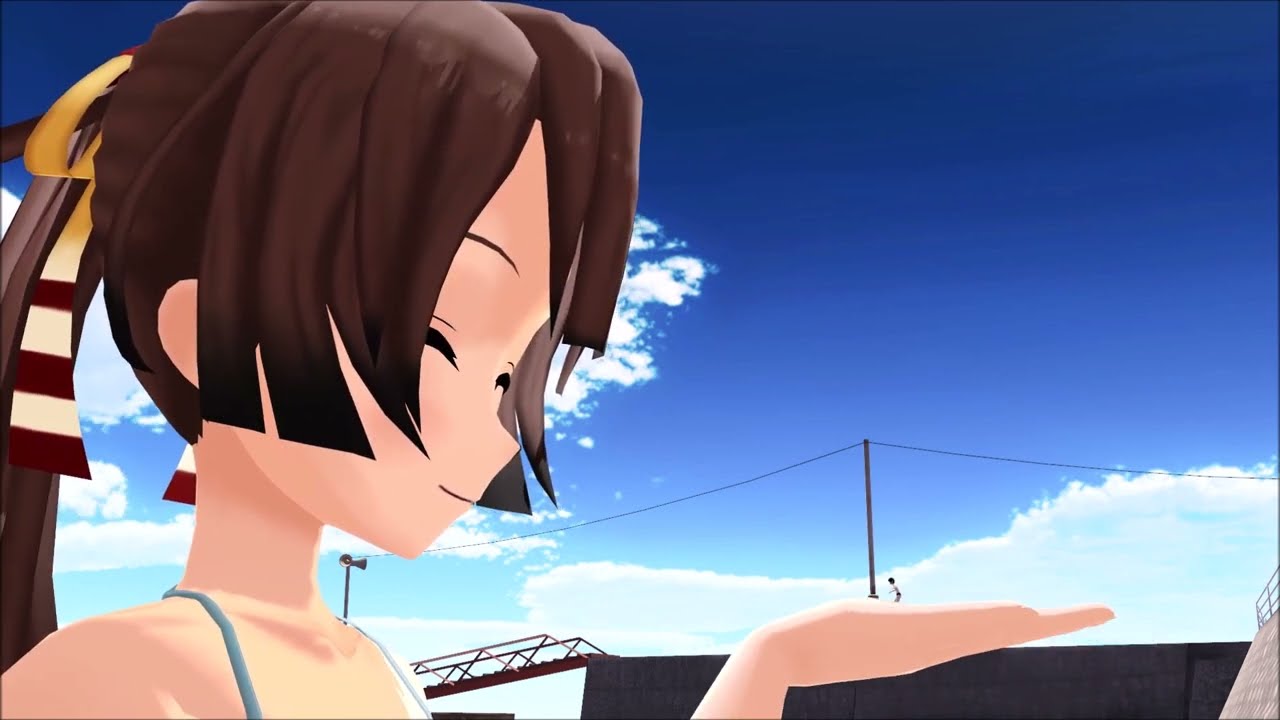 【Giantess】トリックムービー風巨大艦娘【MMD】