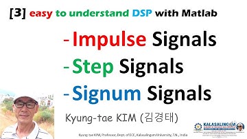[3] easy to understand DSP with Matlab: Delta/Step/Signum