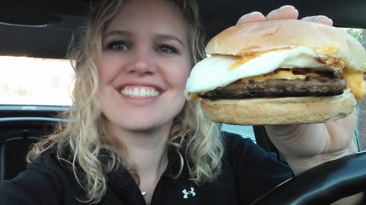 Wendy's NEW Baconator Breakfast Sandwich Review YouTube
