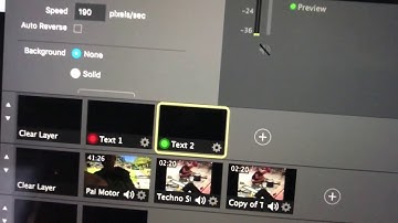 Wirecast demo of bugs with scrolling text