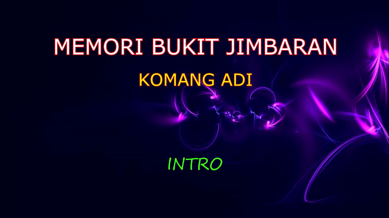 MEMORI BUKIT JIMBARAN_Komang Adi (KARAOKE no vokal) HD