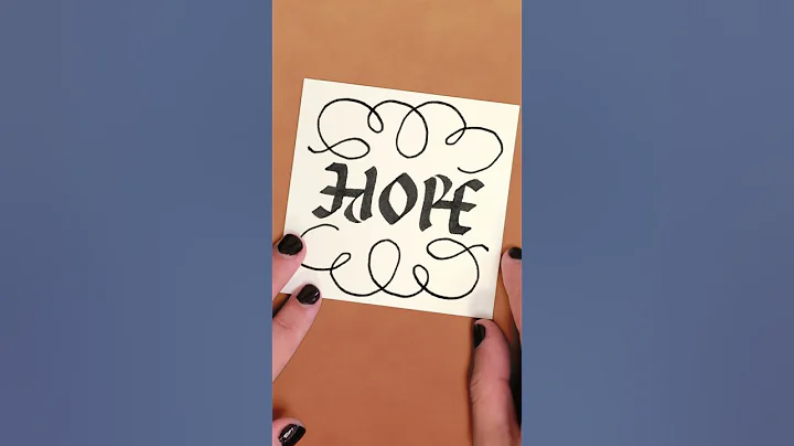 Tessa Hope and Mariangela ambigrams!