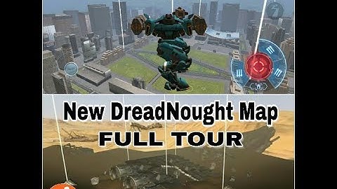 War Robots : New DreadNought Map Full Tour + New Flying Robot Gameplay