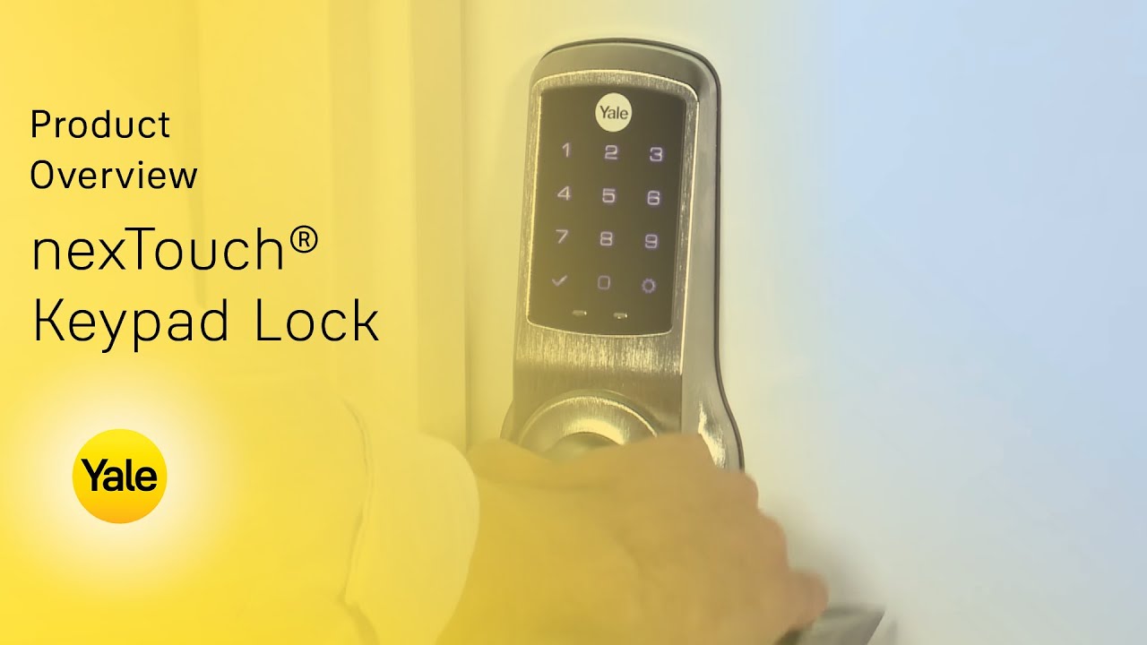 YALE NEXTOUCH BAU NTB620 626 SFICLC Electronic Keyless Lock,Touch Screen 