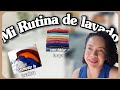 Rutina de lavado/me rompí un dedo?como doblar la ropa