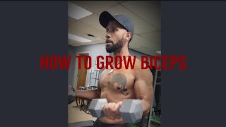 HOW TO grow your BICEPS 💪🏾 #fitness #health #loseweight #weightlift #tone