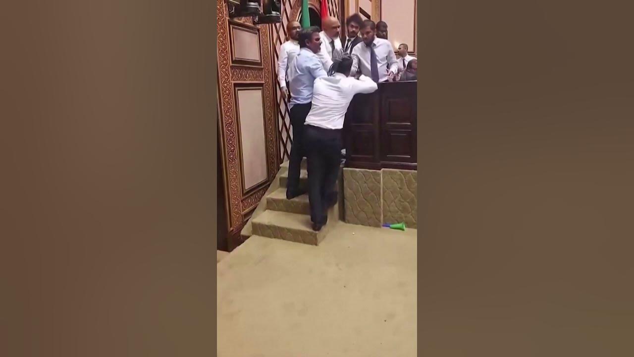 Maldivian lawmakers brawl as clashes erupt during parliament session