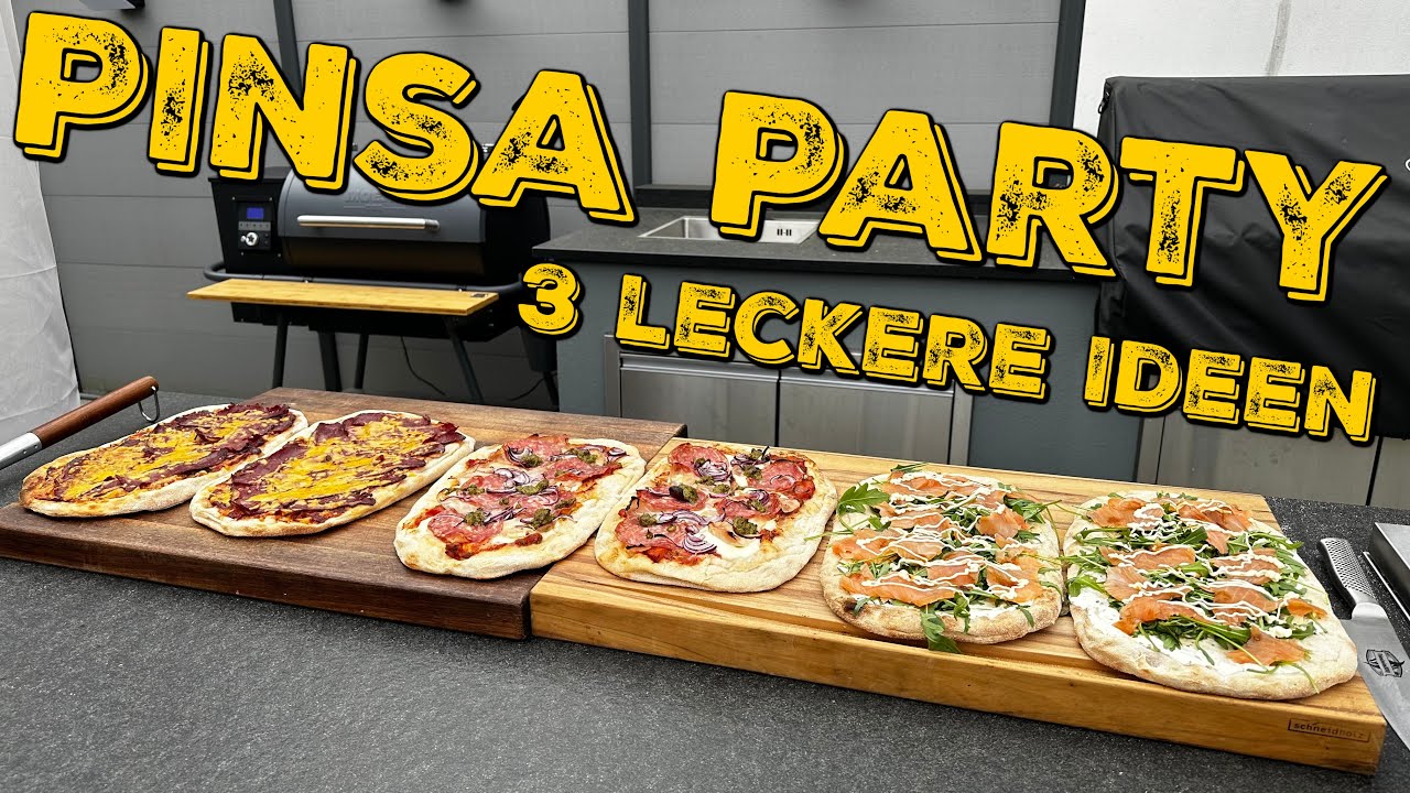 PINSA PARTY - 3 leckere Rezepte in DIESEM Video