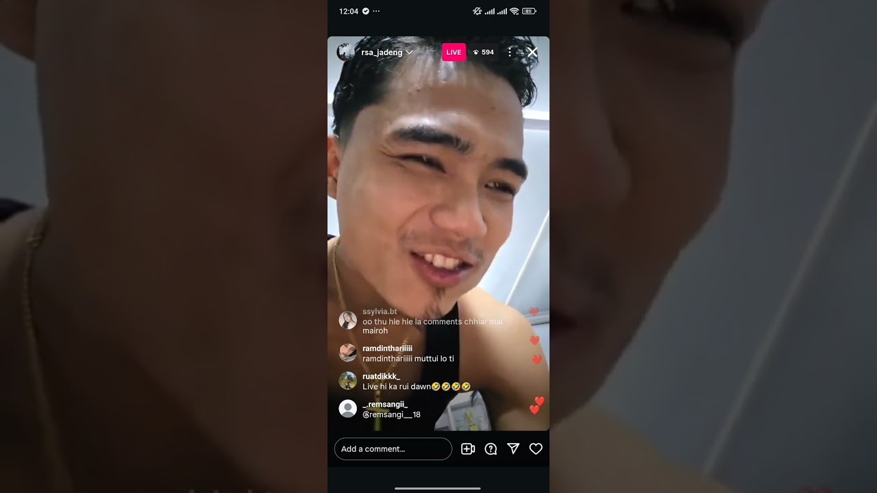 J Lalrosanga zan rei live😅😅 || ilang ve em😂😂🔥🔥