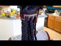 Step-By-Step Box Braids Hair Tutorial| From Start to Finish