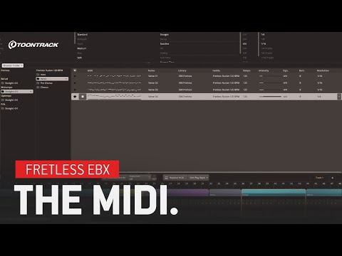 Fretless  EBX – The MIDI