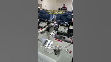 Dual-head chamfering for double efficiency Auto-feeding system saves labor